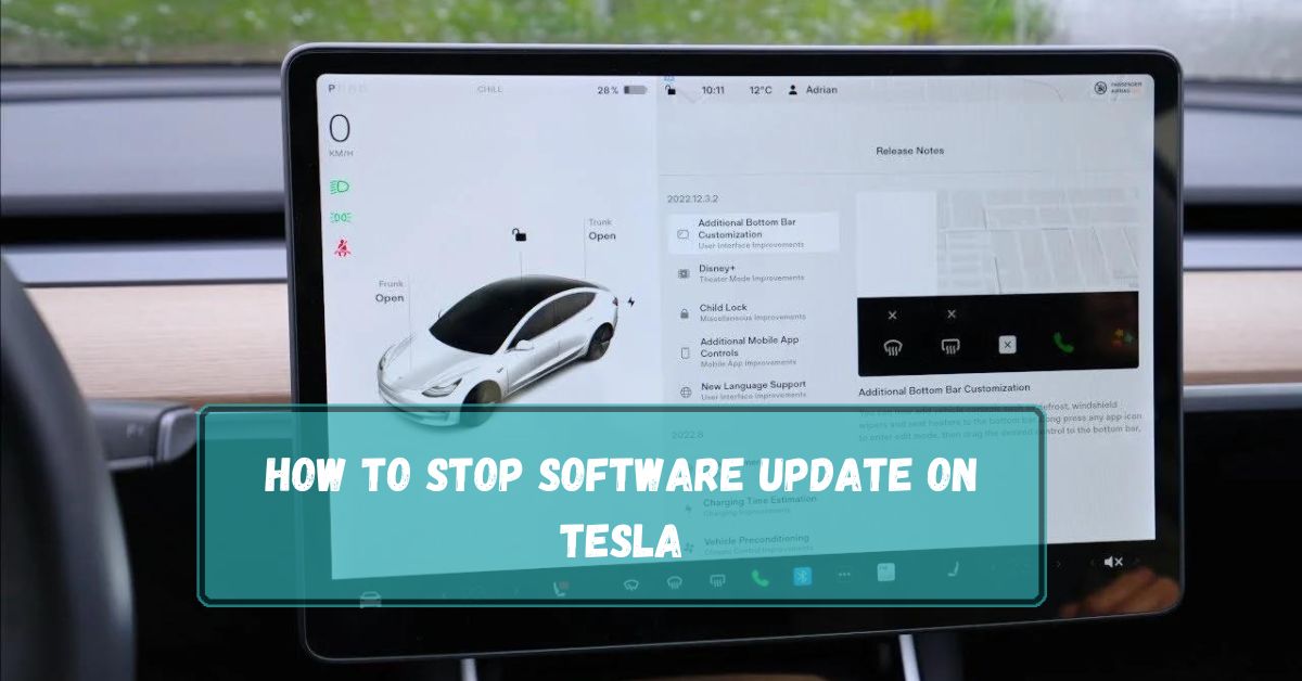 How To Stop Software Update On Tesla