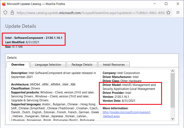 Why Intel Software Component Update Matters