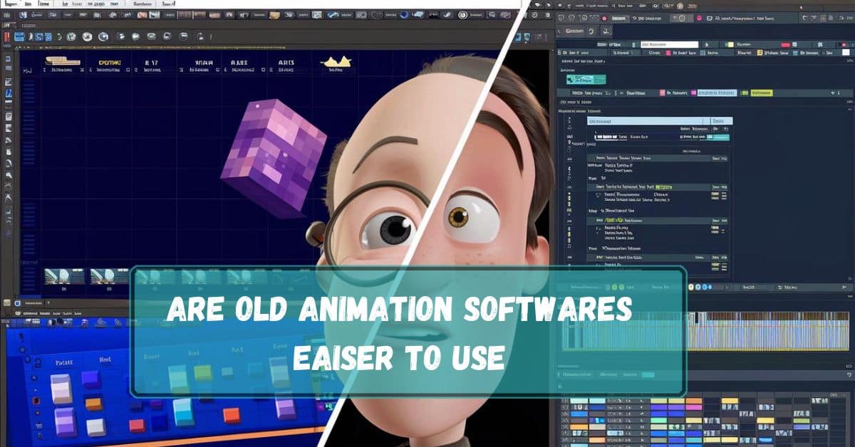 Are Old Animation Softwares Eaiser To Use