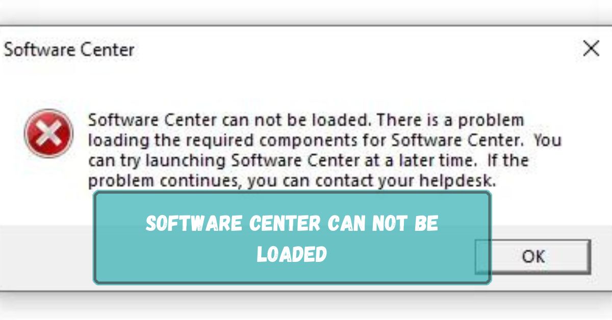 Software Center Can Not Be Loaded